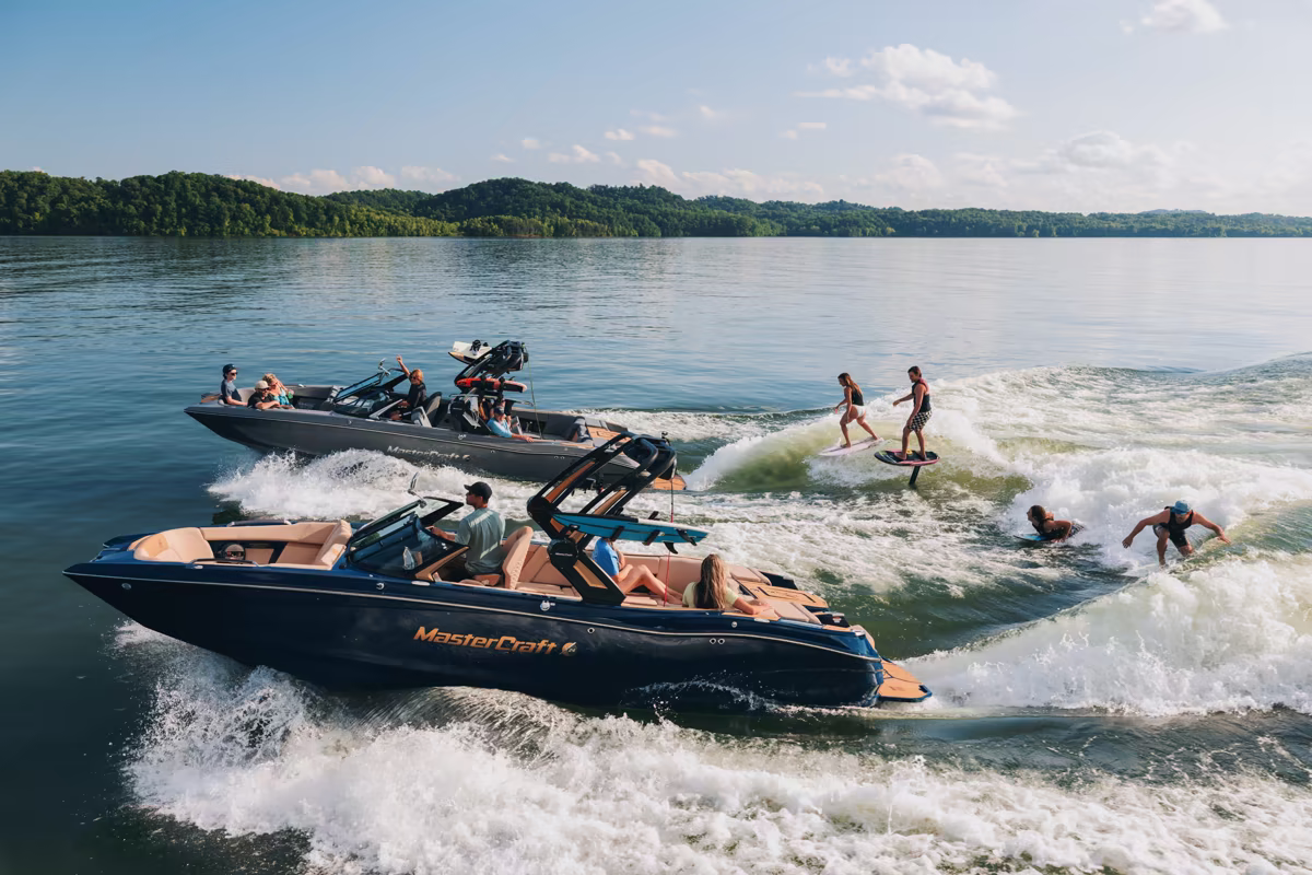 Wakeboats en Lake Hopatcong