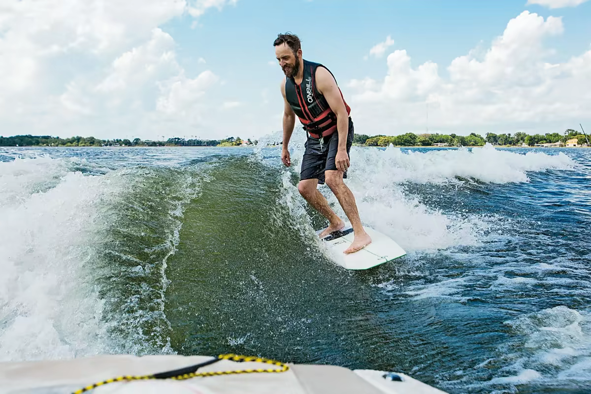 Wakesurf en Lake Hopatcong