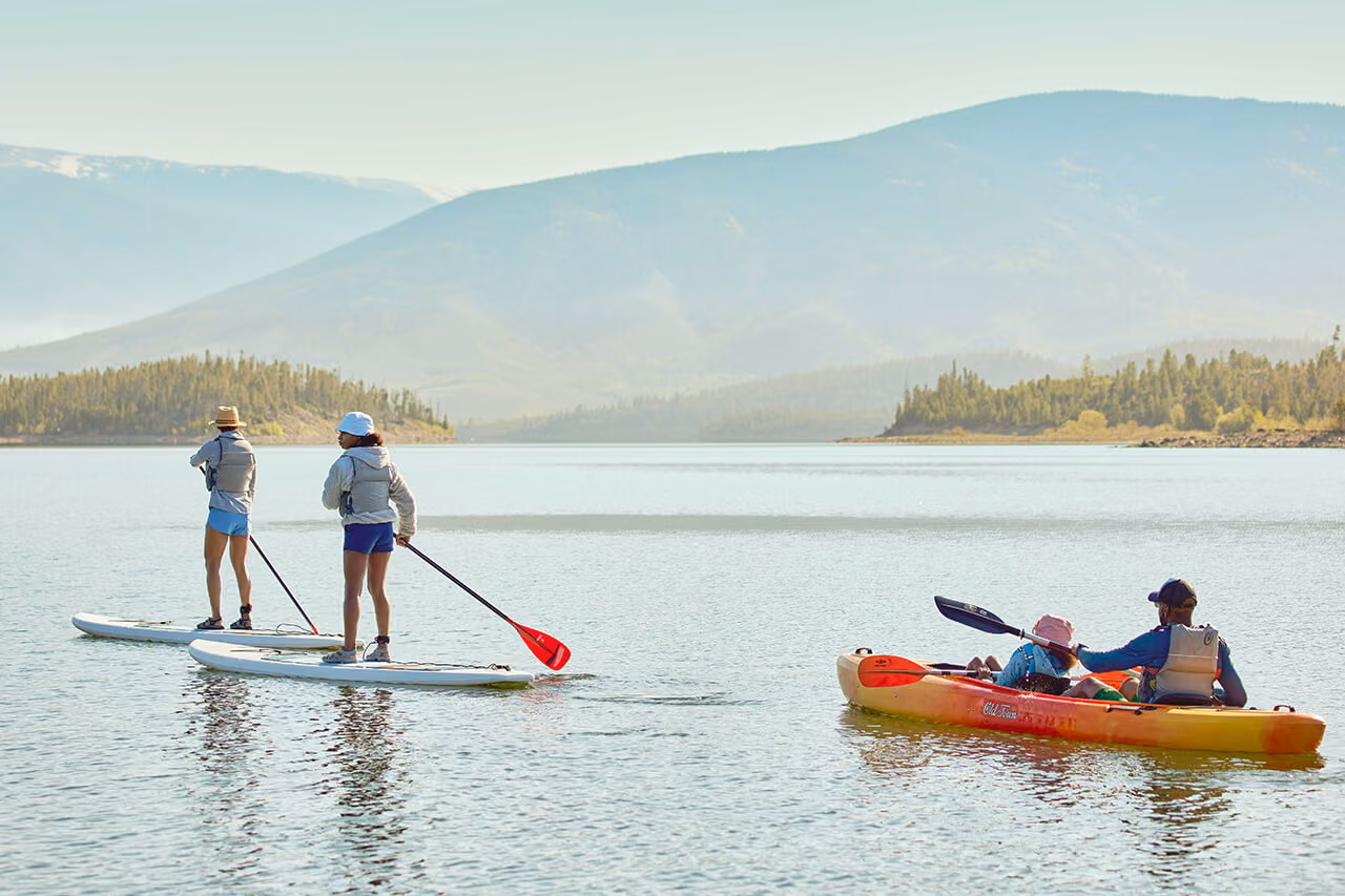Paddleboard y kayak en Lake Hopatcong